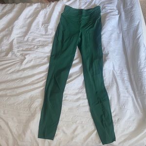 Dark green lightly worn lululemon leggings